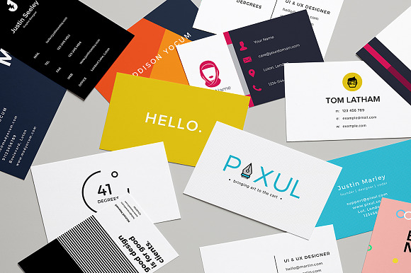12 Premium Business Cards in Business Card Templates - product preview 5