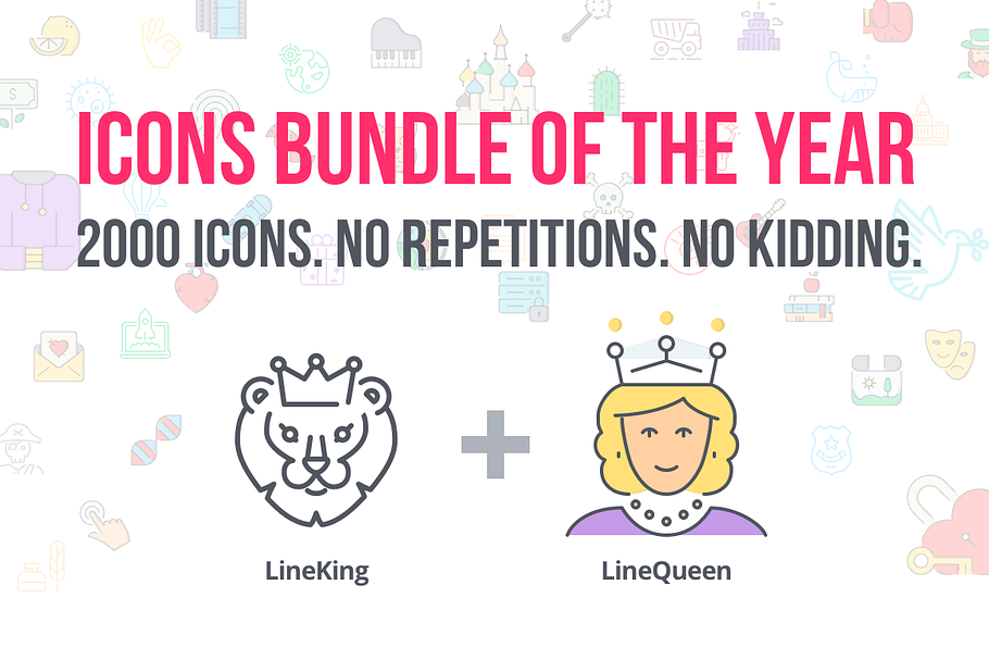 LineKingdom Icons Bundle in Movie Icons - product preview 8