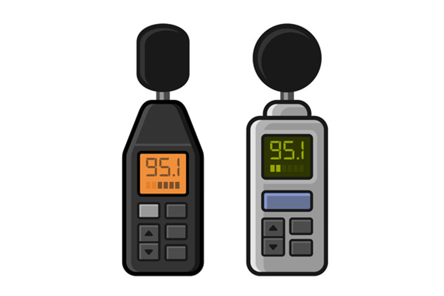 Sound Level Meter Set in Objects - product preview 8