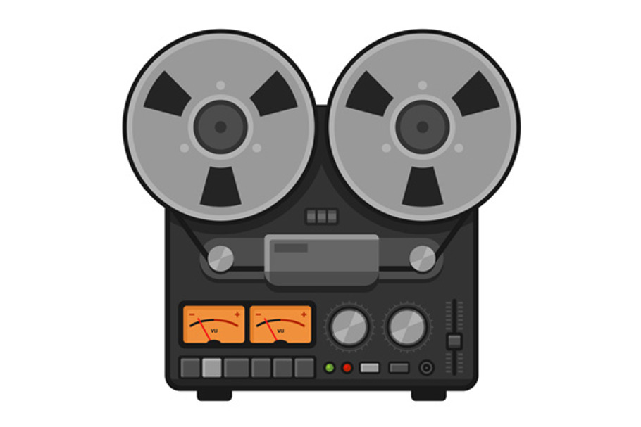 Stereo Reel Deck Tape Recorder in Objects - product preview 8