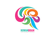 Human Creative Brain - Logo Mind