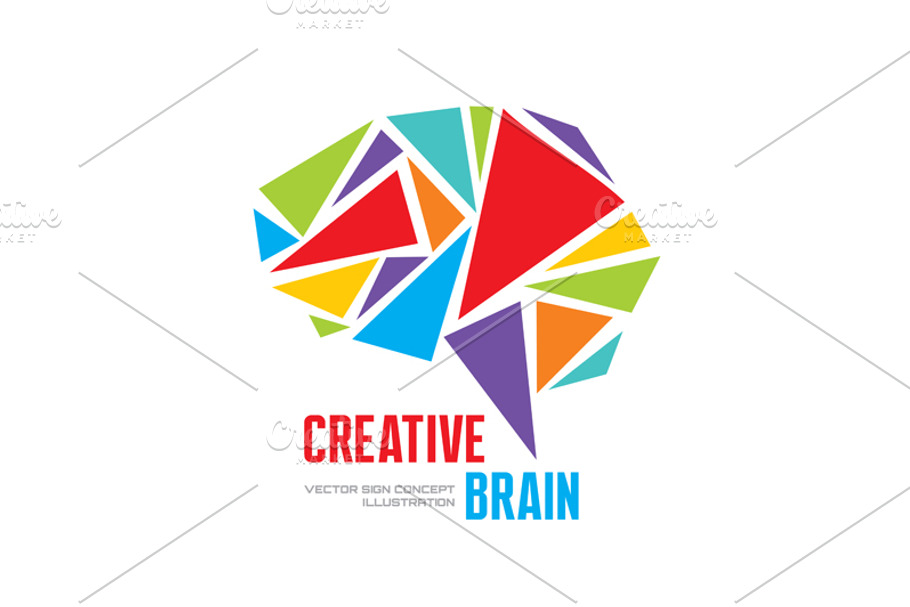Creative Brain - Human Mind Logo in Illustrations - product preview 8