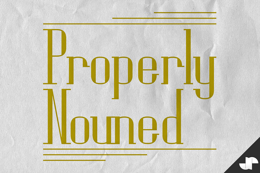 Properly Nouned fancy serif font in Fonts - product preview 8