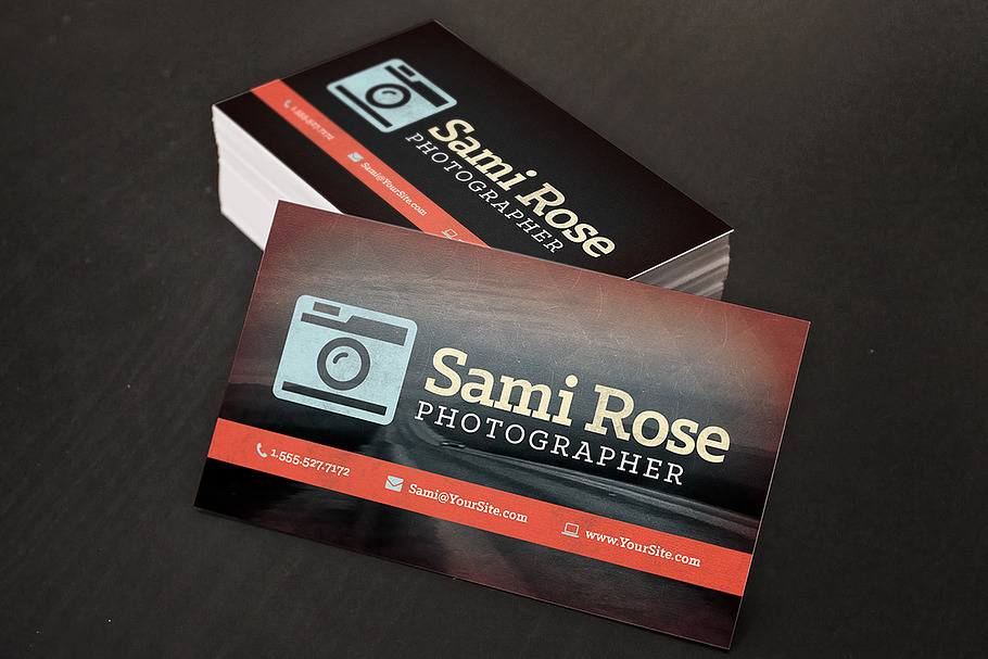 Vintage Photography Business Cards in Business Card Templates - product preview 8