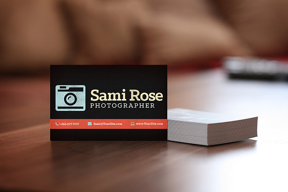 Vintage Photography Business Cards in Business Card Templates - product preview 1
