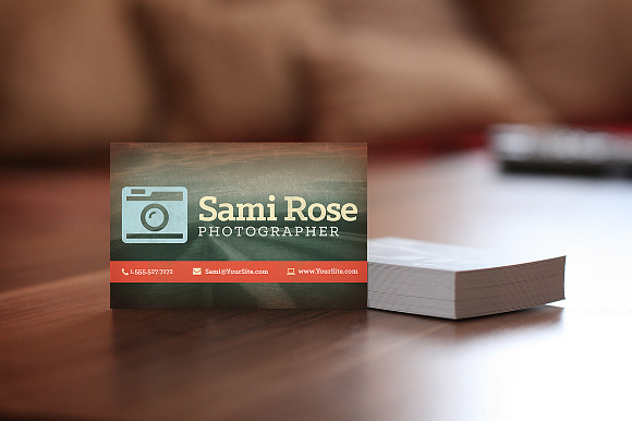 Vintage Photography Business Cards in Business Card Templates - product preview 2