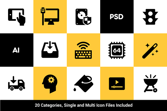 Glypho - 900+ Vector Glyph Icons in Science Icons - product preview 3