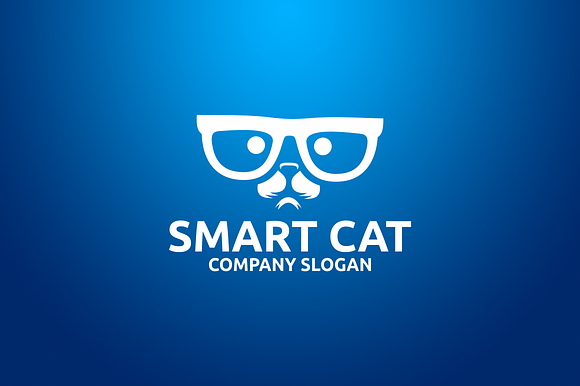 Smart Cat in Logo Templates - product preview 2