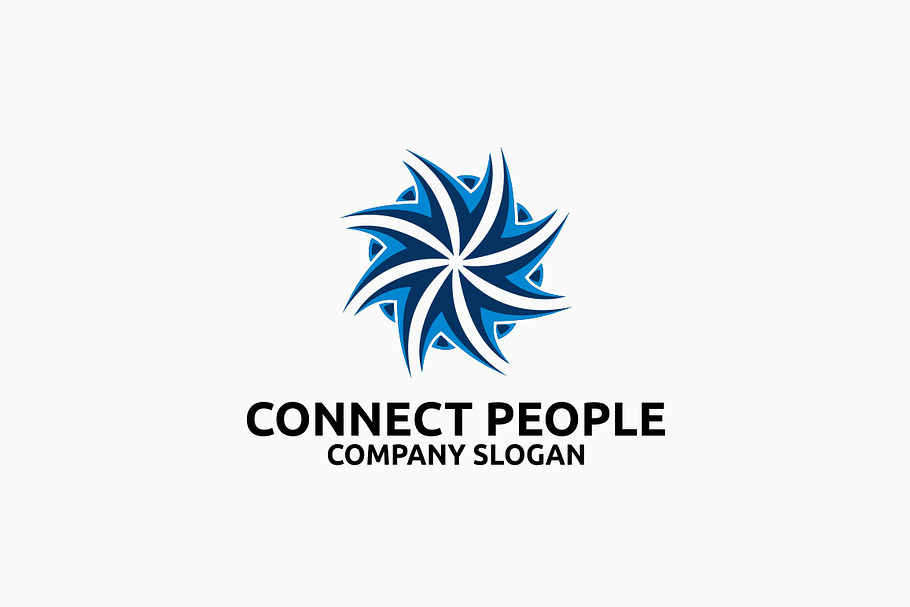 Connect People in Logo Templates - product preview 8