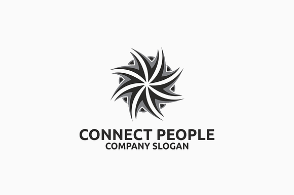 Connect People in Logo Templates - product preview 1