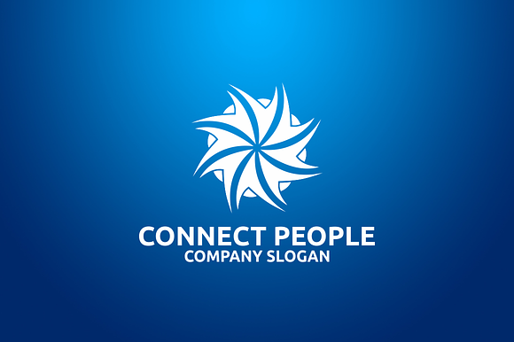 Connect People in Logo Templates - product preview 2