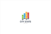 City Market Stats Logo Template