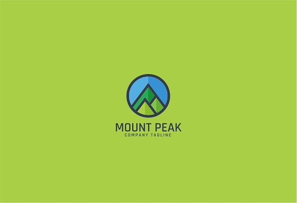 Mount Peak Logo Template in Logo Templates - product preview 1