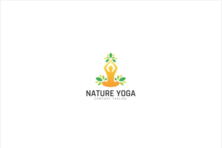 Nature Yoga Logo Template in Logo Templates - product preview 8
