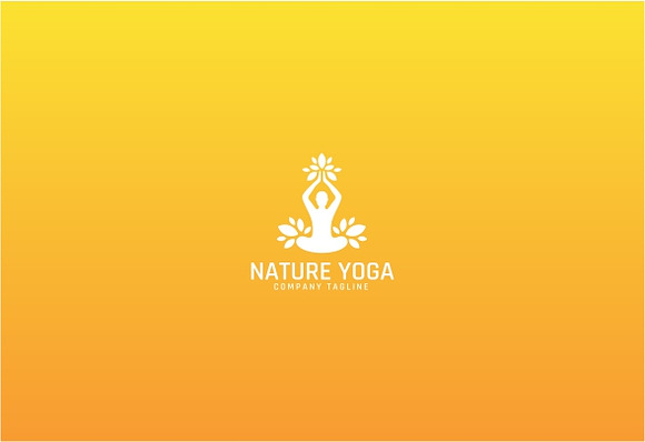Nature Yoga Logo Template in Logo Templates - product preview 2
