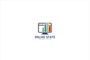Internet Statistic Logo Template