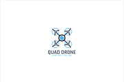 Quadro Drone Logo Template