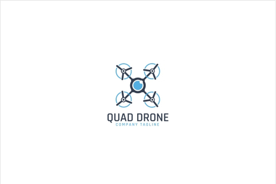 Quadro Drone Logo Template in Logo Templates - product preview 8