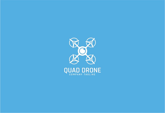 Quadro Drone Logo Template in Logo Templates - product preview 1