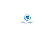 Smart Laundry Service Logo Template