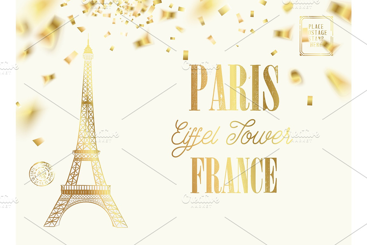 Eiffel tower icon. in Illustrations - product preview 8