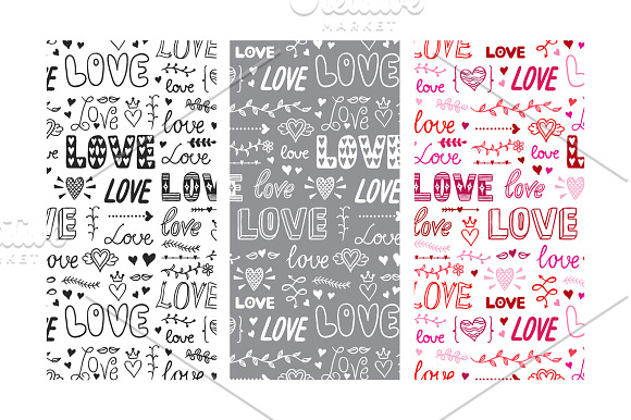 Words of Love elements in Illustrations - product preview 4