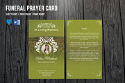 Funeral Prayer Card Template-V660