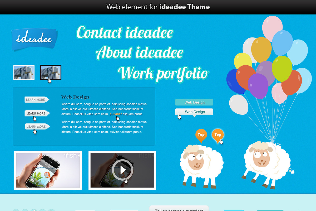 Ideadee - PSD Template in Website Templates - product preview 8