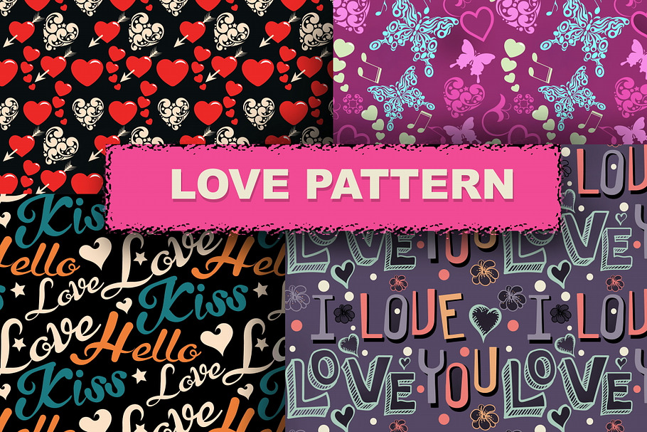 Love Wallpaper in Patterns - product preview 8
