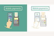 Mobile payment icon design