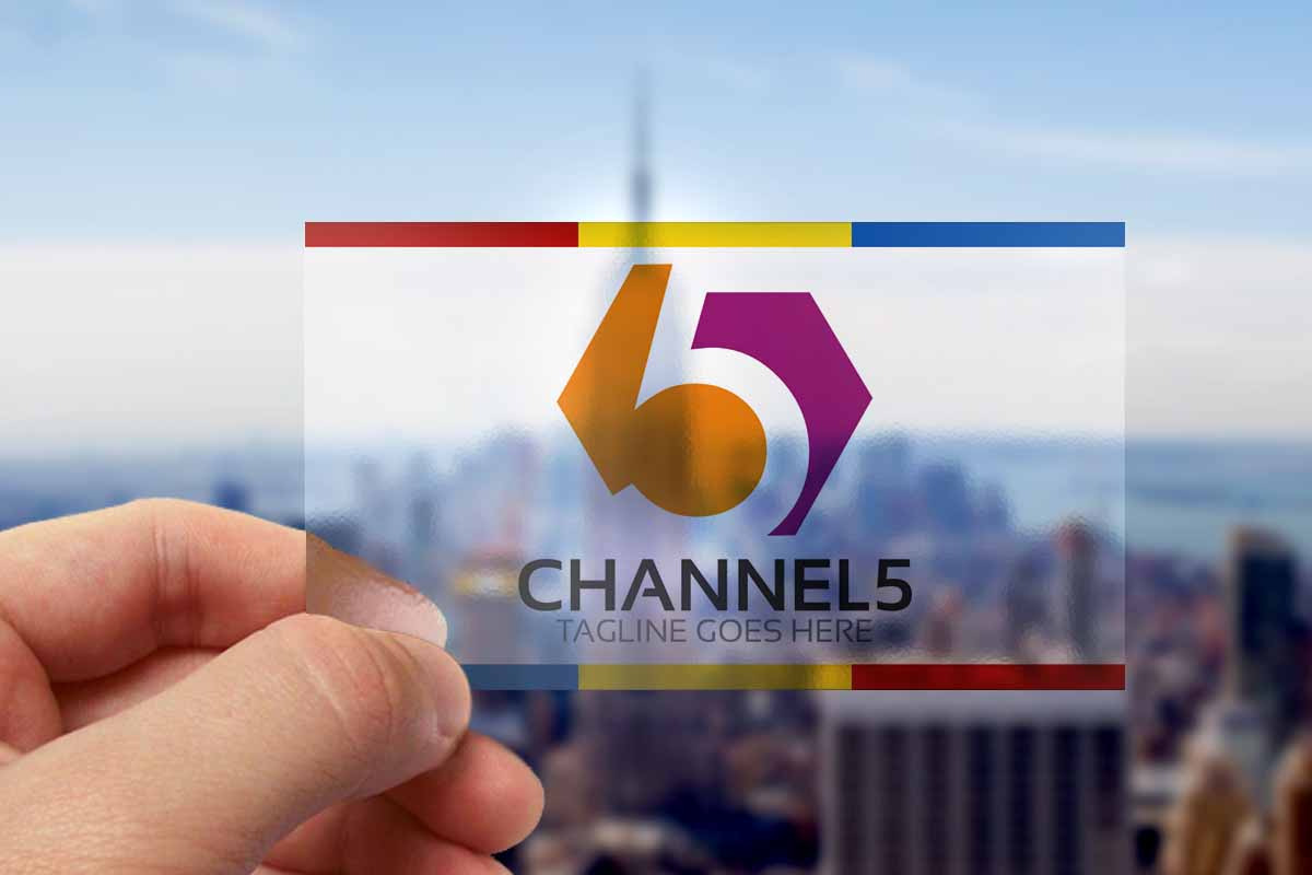 Channel 5 Logo in Logo Templates - product preview 8
