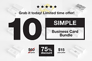 Simple Business Card Bundle - 9