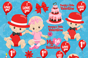 Valentine Baby Cliparts AMB-1580