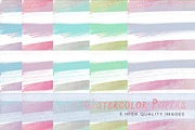 colorful watercolour stripes paper