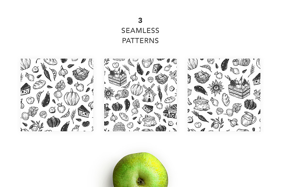 Organic Farming. Fresh market. in Illustrations - product preview 2