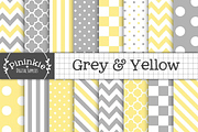 Grey & Yellow