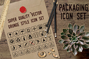 Big Packaging Vector Icon Set