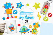 Toy robot illustration pack