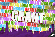 Grant - Grungy Stencil Font