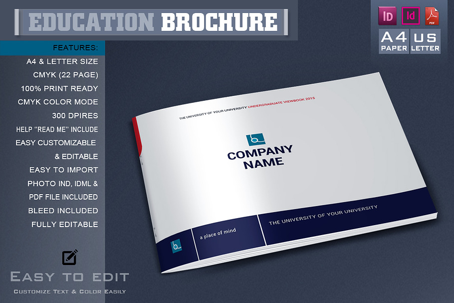 College University Prospectus in Brochure Templates - product preview 8