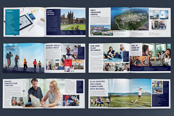 College University Prospectus in Brochure Templates - product preview 1