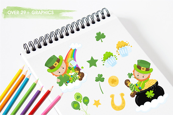 St-Patrick's illustration pack in Illustrations - product preview 1