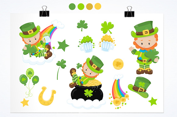 St-Patrick's illustration pack in Illustrations - product preview 2