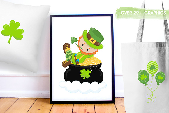 St-Patrick's illustration pack in Illustrations - product preview 3