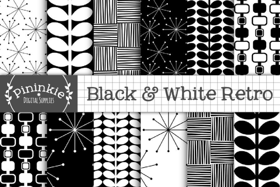 Black and White Retro