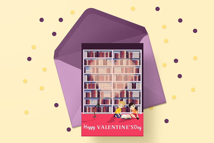 Valentine's Day Card in Card Templates - product preview 8