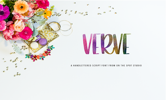 Verve Distressed in Display Fonts - product preview 3