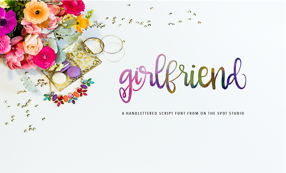 Girlfriend in Script Fonts - product preview 3