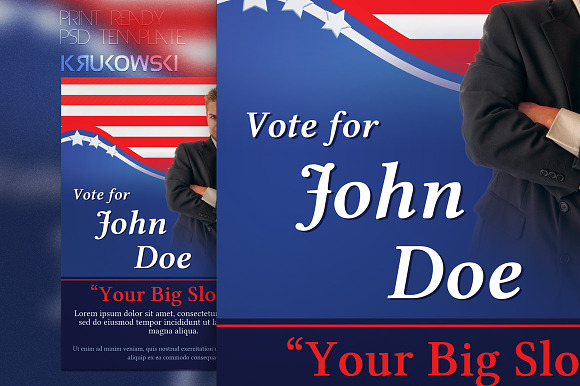 Political Election Flyer in Flyer Templates - product preview 1