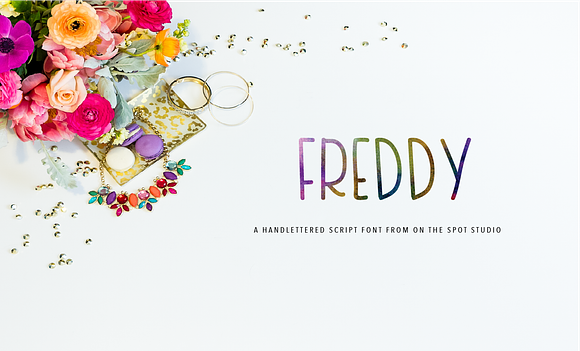 Freddy in Display Fonts - product preview 1